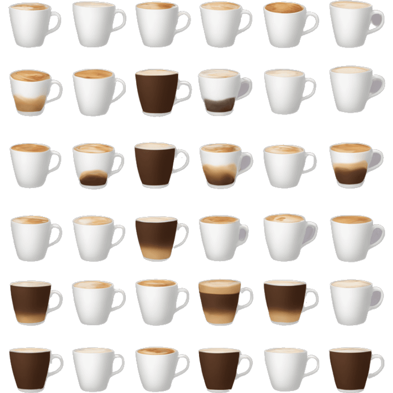 Coffee cups emoji