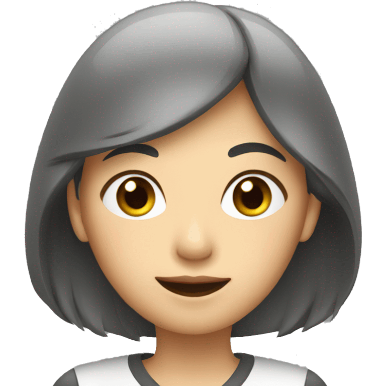 an asian women on a bicycle emoji