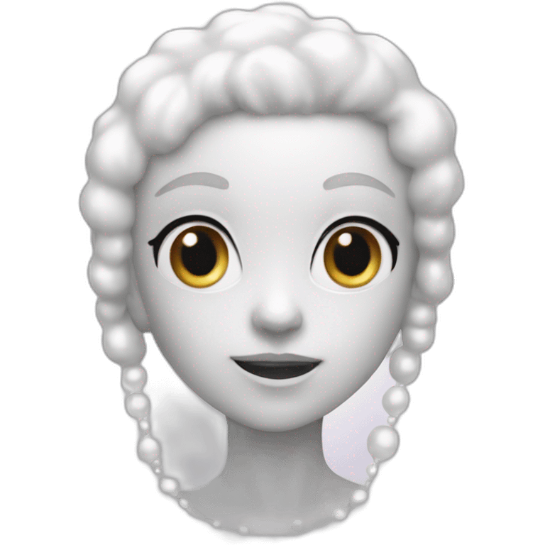 White pearl emoji