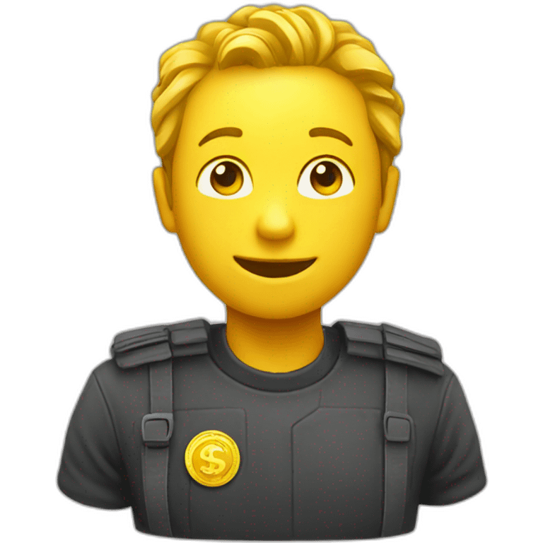 yellow coin chat  emoji