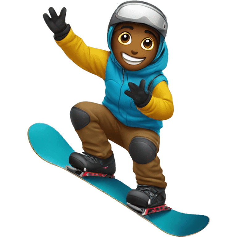 Snowboarding emoji