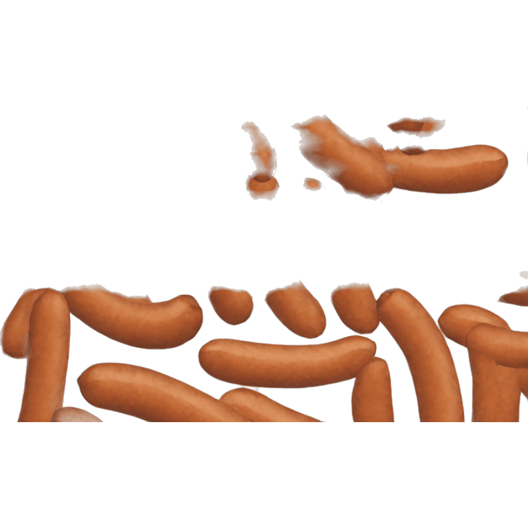 Sausage smiling  emoji