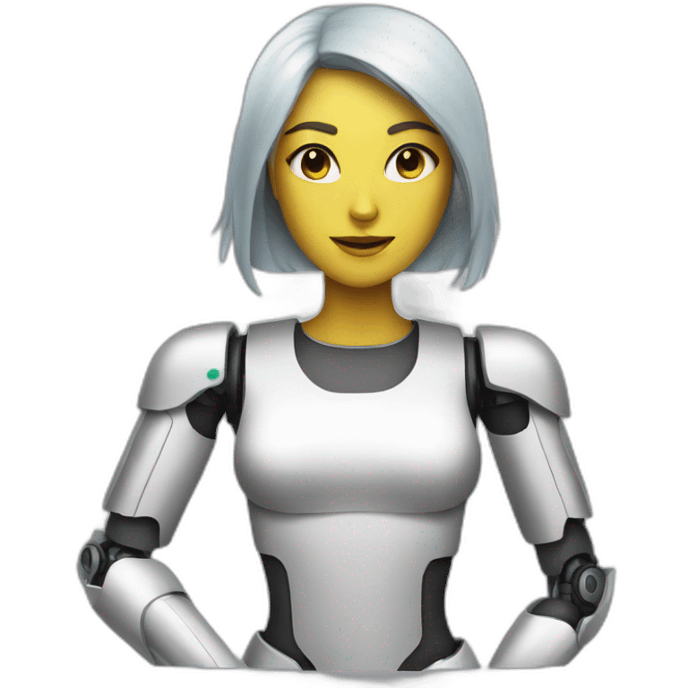 robot woman emoji