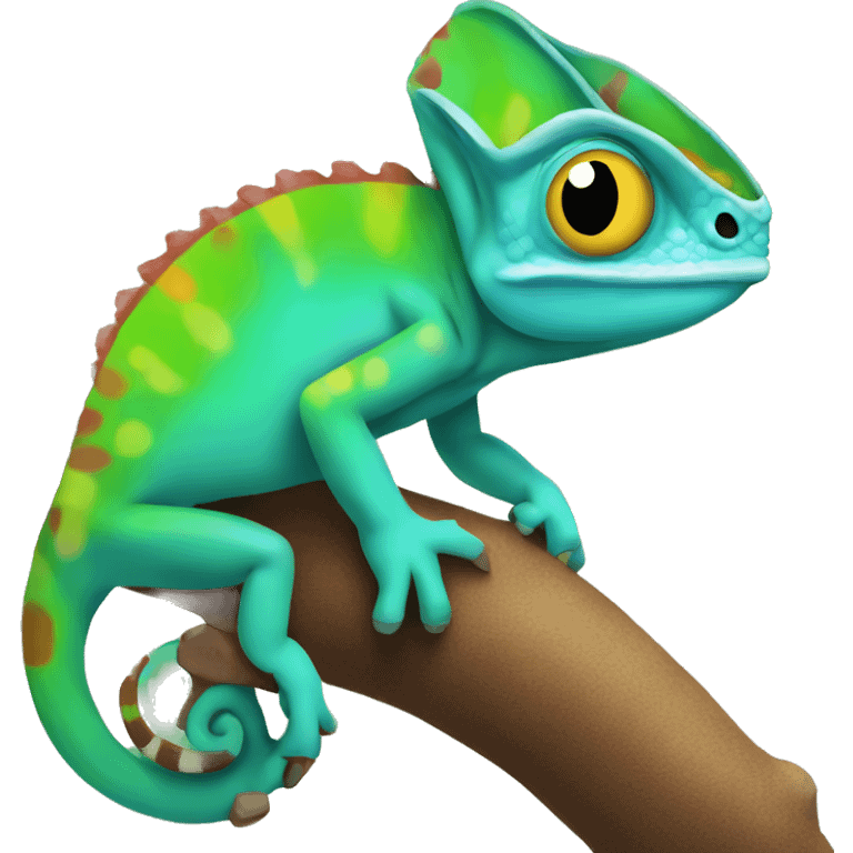 Chameleon On Branch emoji