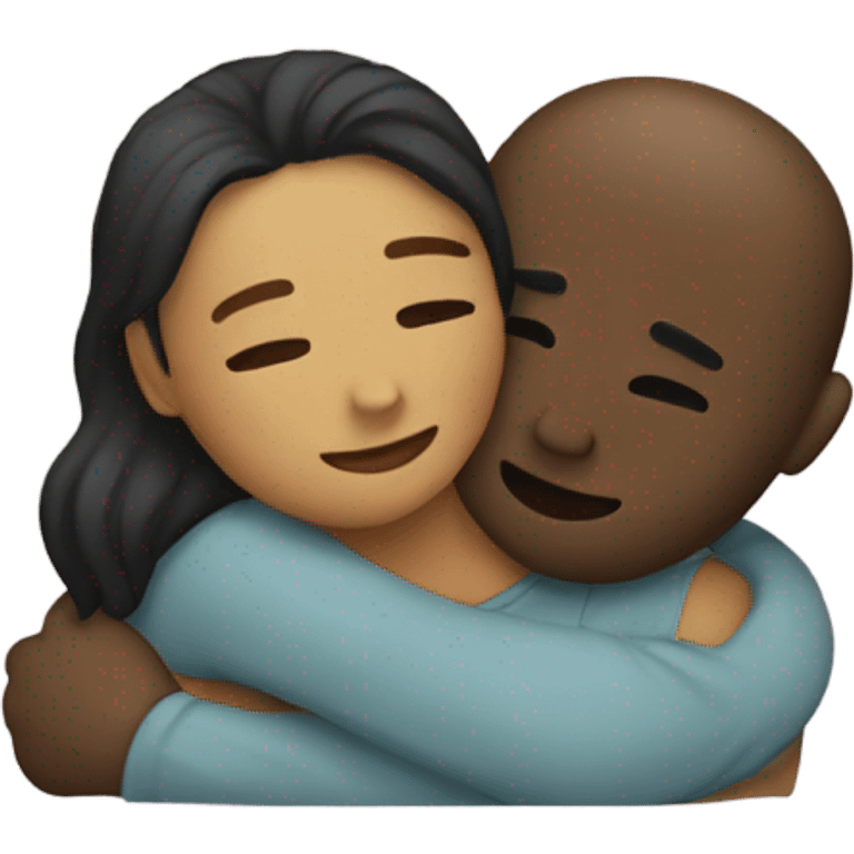 Two people hugging  emoji