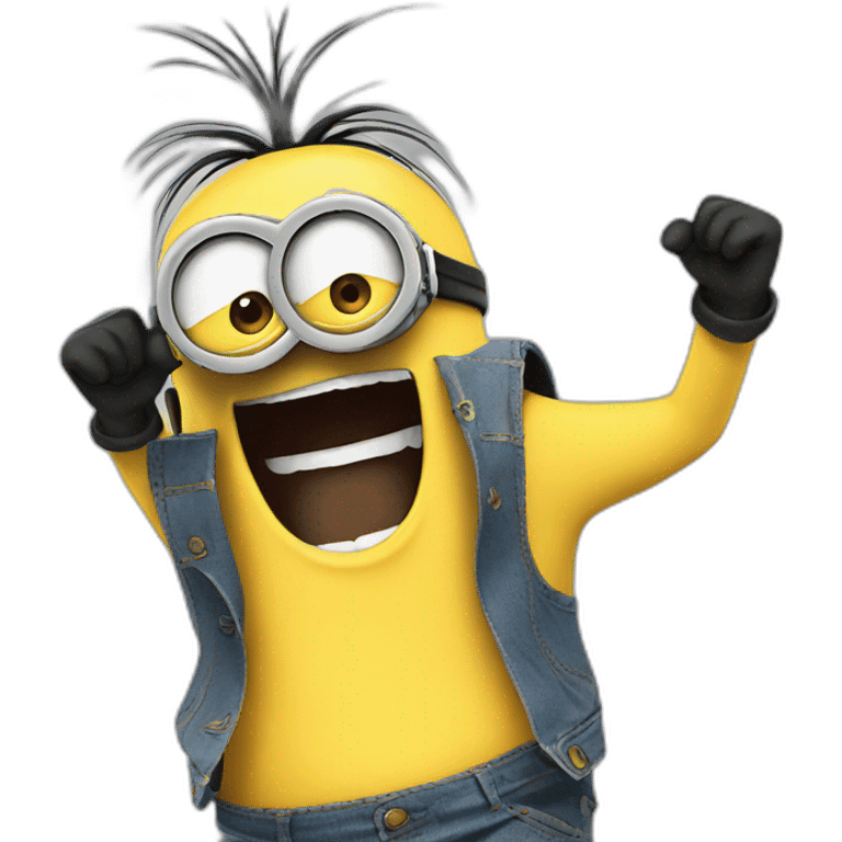 Minion dancing emoji