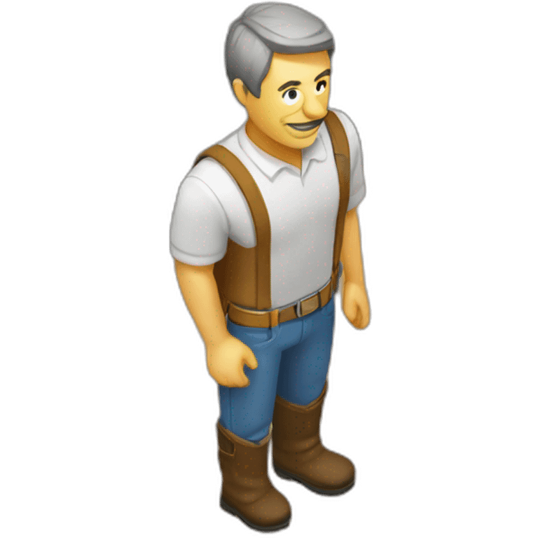 isometric woodworking teacher emoji