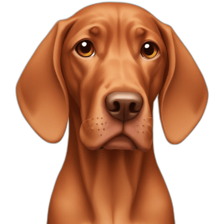 dog vizsla emoji