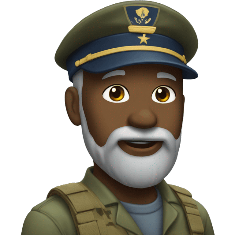 101st bearded veteran emoji