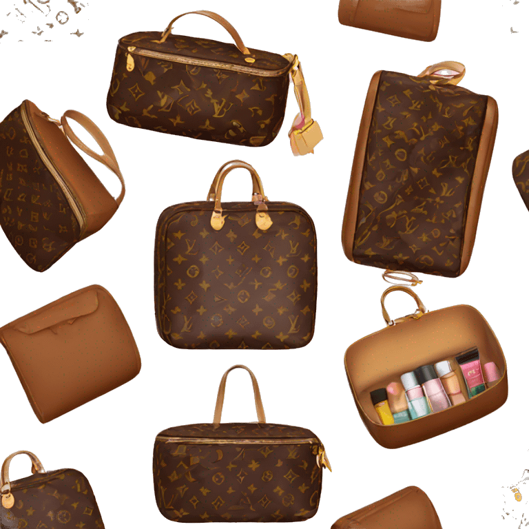 Louis Vuitton cosmetic bag  emoji