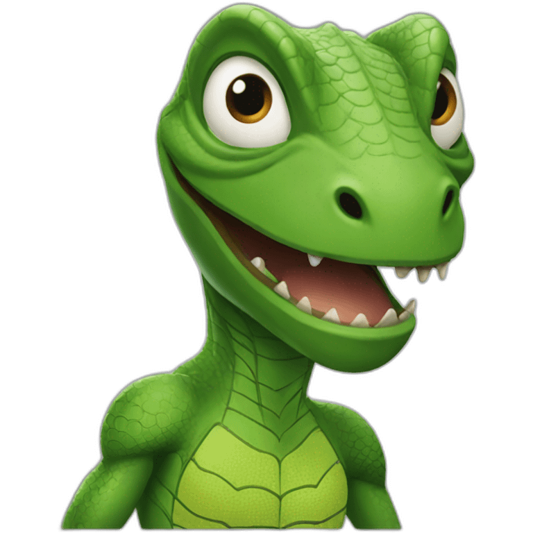 Lizard from spider-man emoji