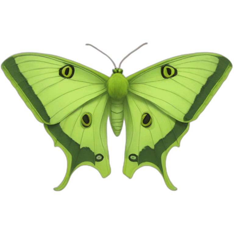 Actias aliena emoji