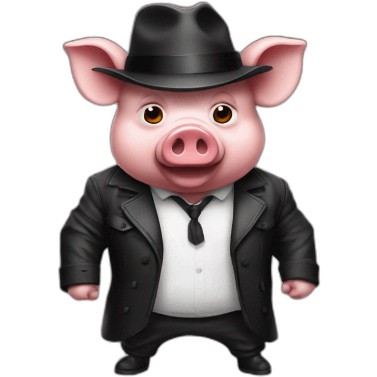 cochon gangster emoji