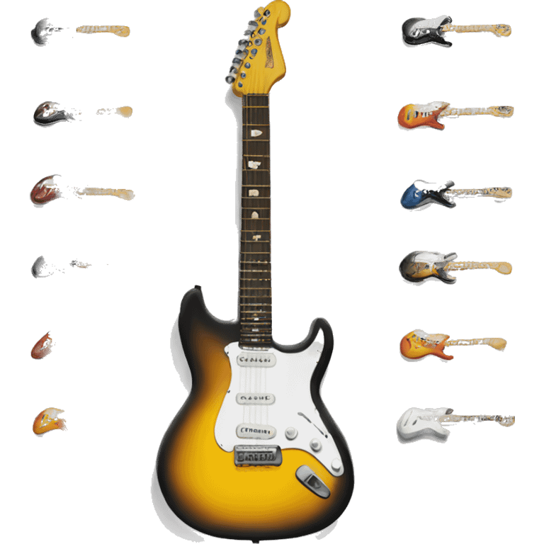 store electric guitars emoji