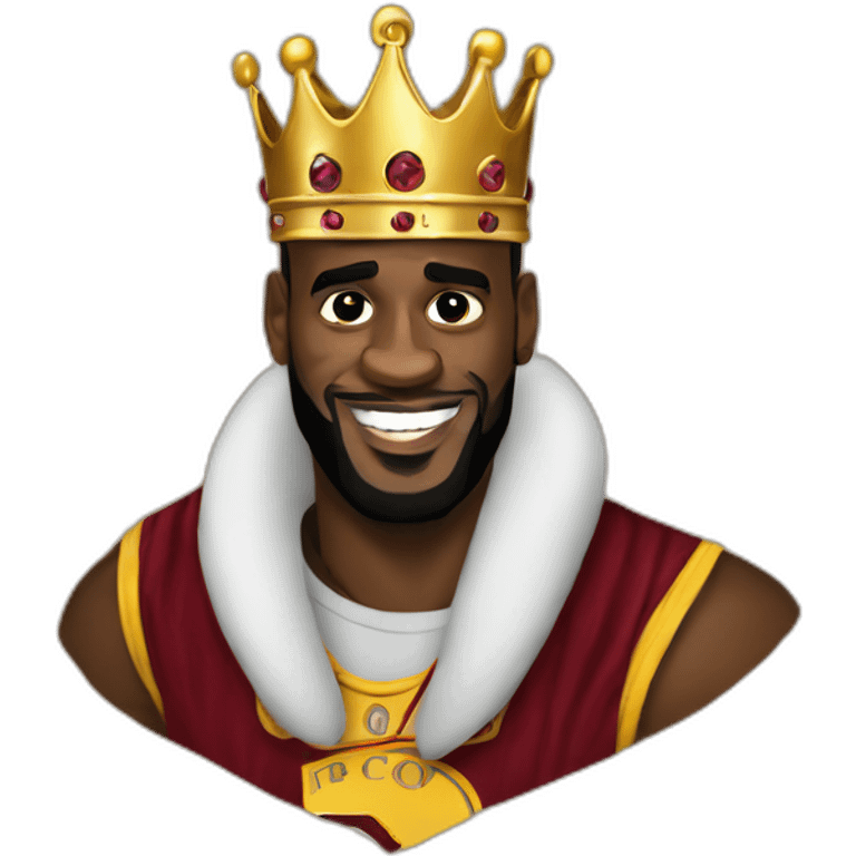 King LeBron James emoji