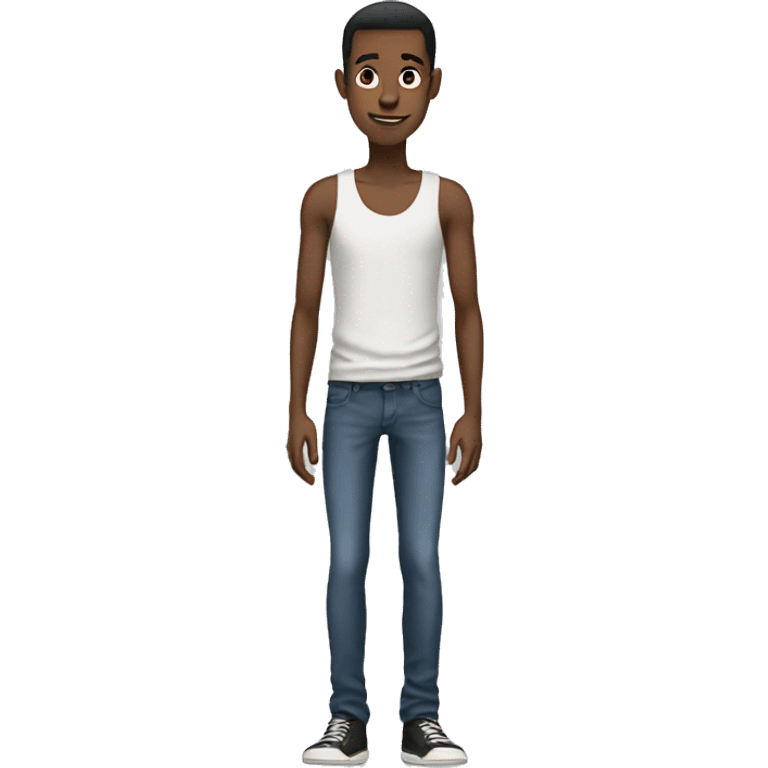 tall skinny guy emoji