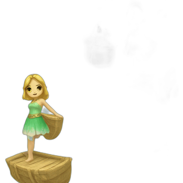 Princess Zelda with beach clothes emoji