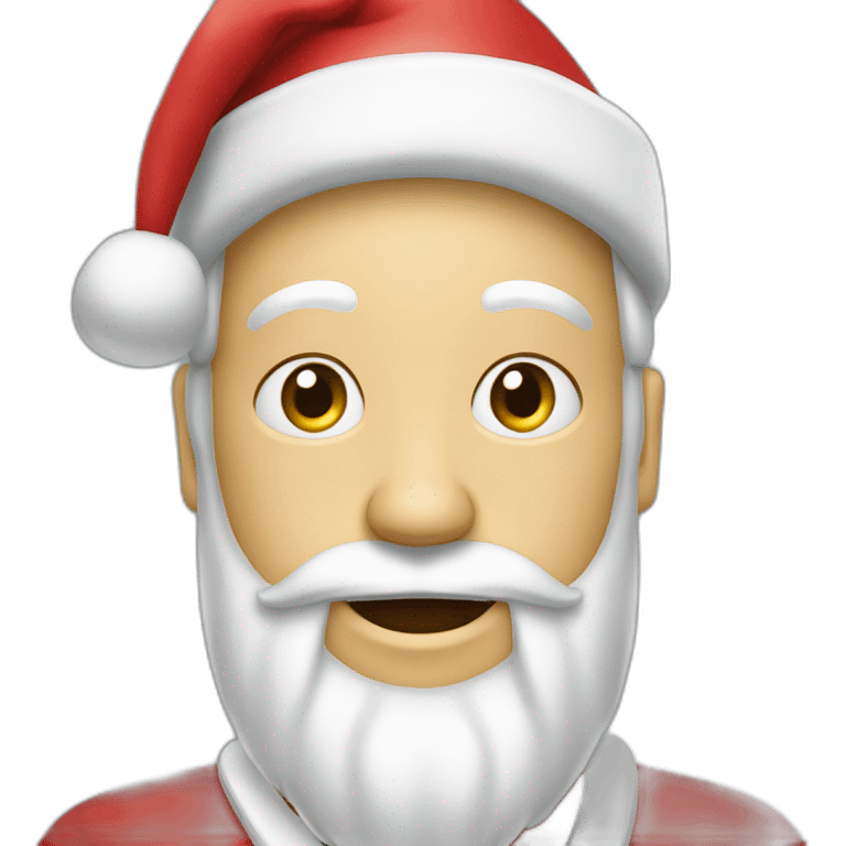 Weihnachtsmann mit Geschenken emoji