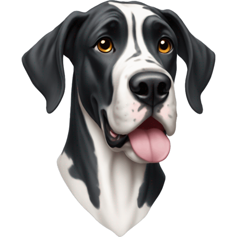 harlequin great dane emoji