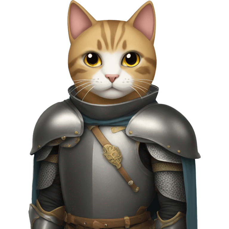 Cat knight emoji