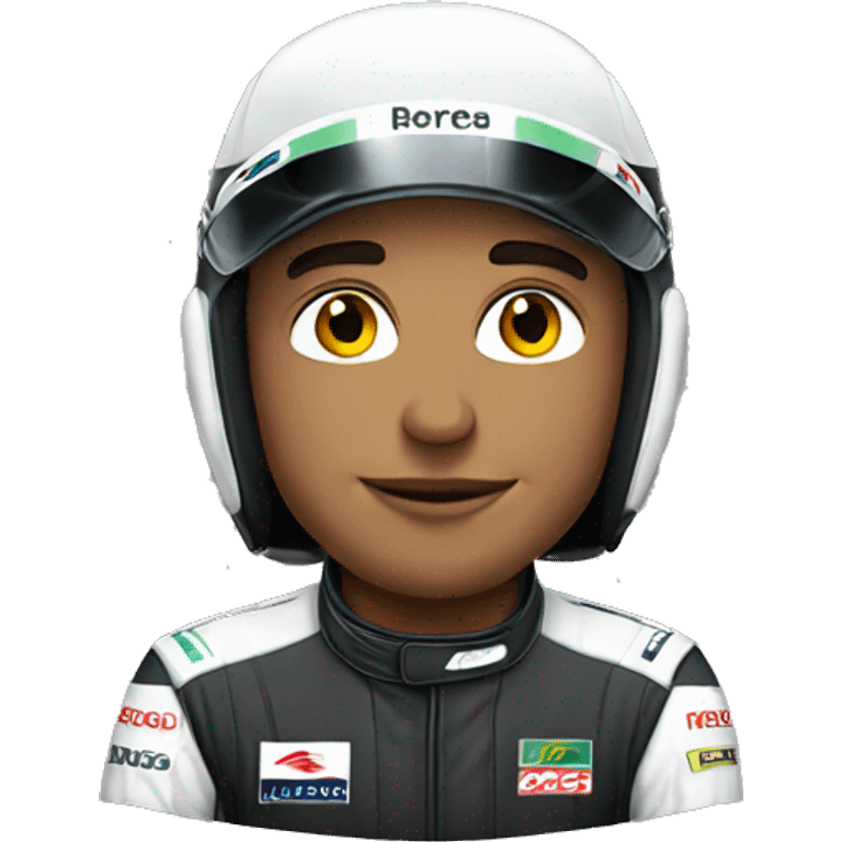 F1 driver rose  emoji