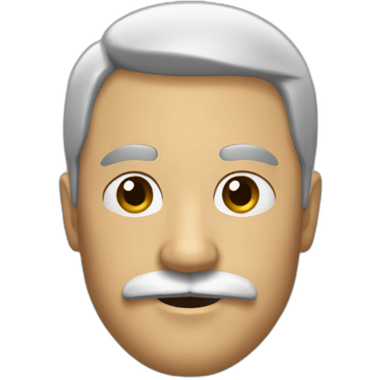 Man with a black mustache emoji