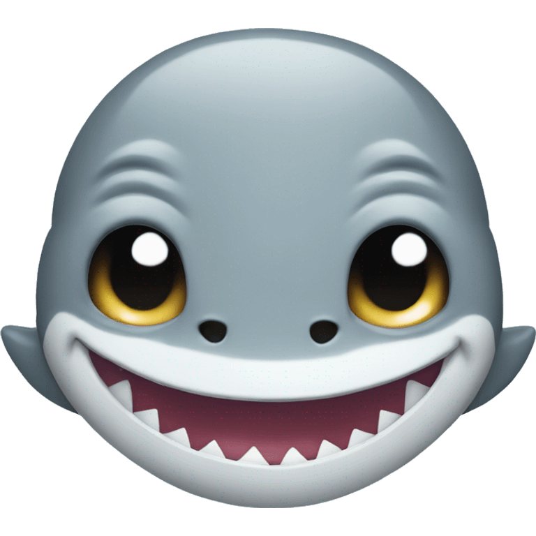 shark face smiling emoji