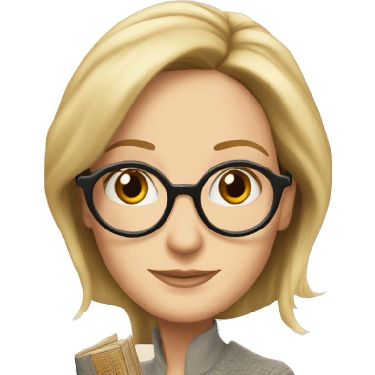 Jk rowling with book emoji