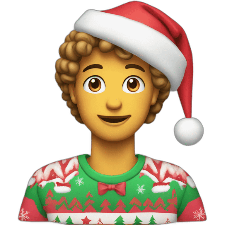 80s christmas emoji