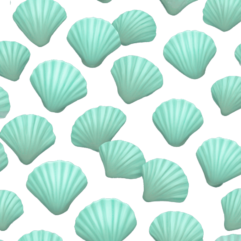 light teal seashell emoji