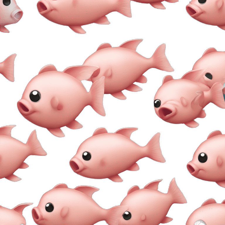 Pig fish emoji