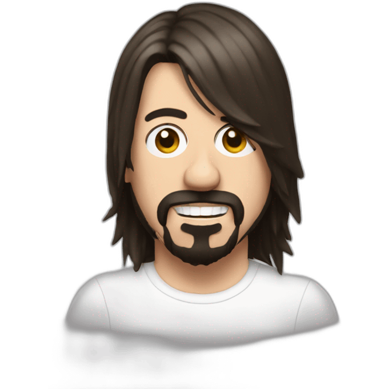 Dave Grohl no hair emoji