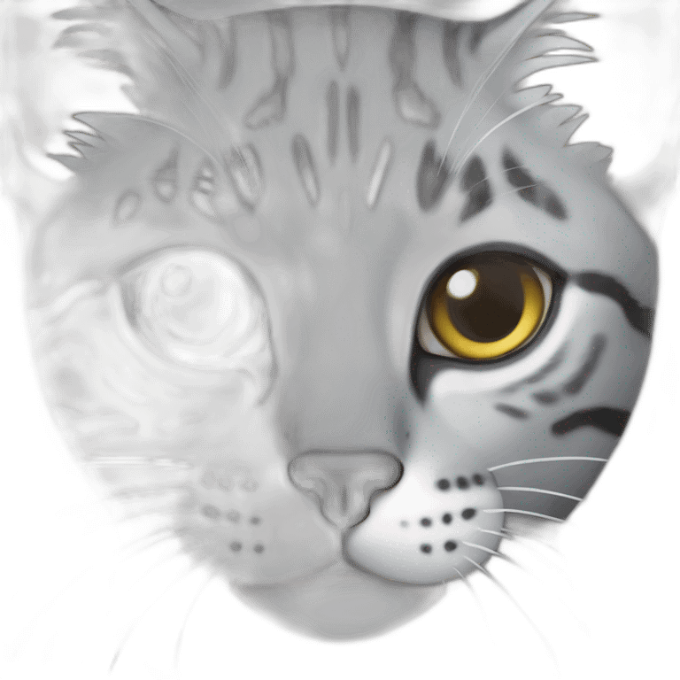 Gray Egyptian mau emoji