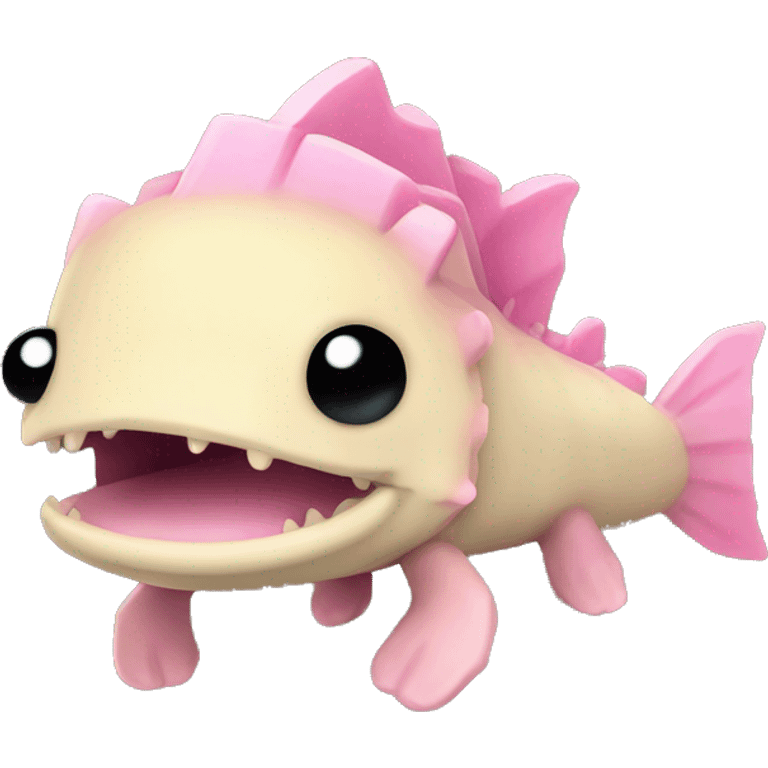 Minecraft axolotl golden emoji