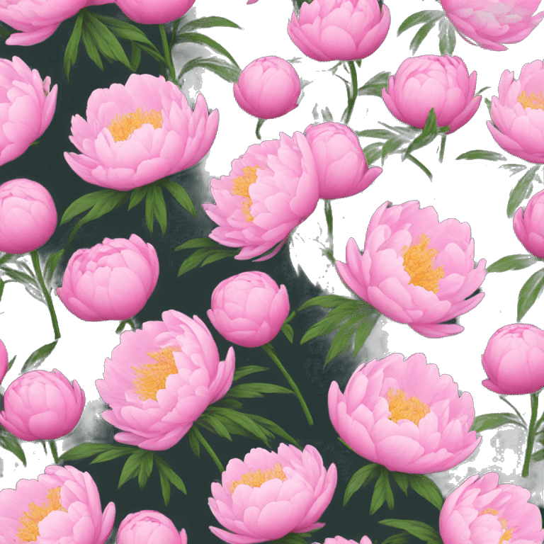 Peony emoji