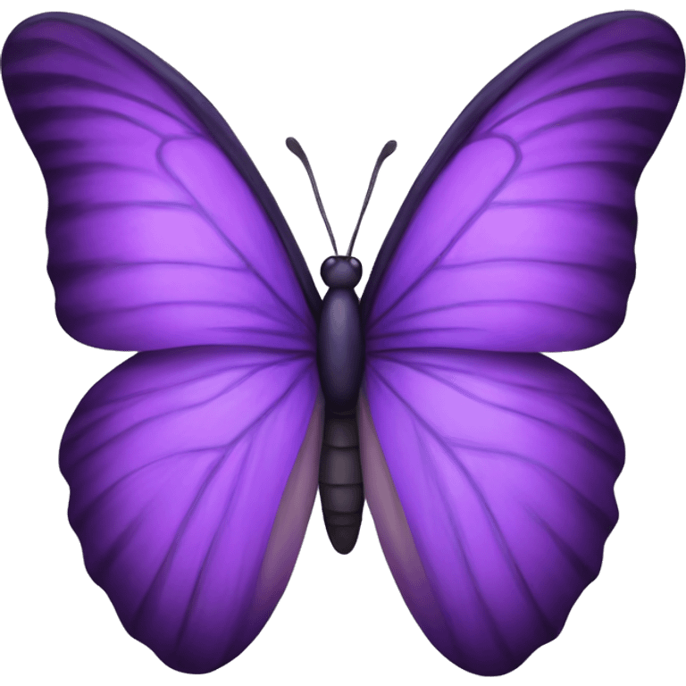 Purple butterfly emoji