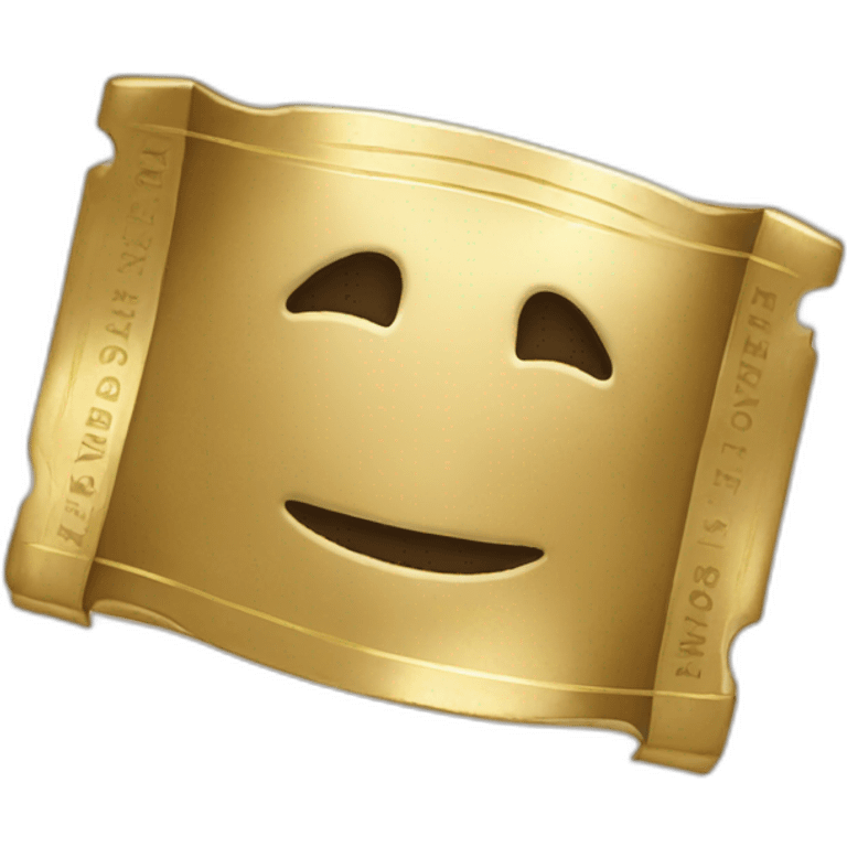 golden ticket emoji