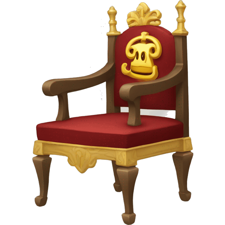 Chair throne emoji