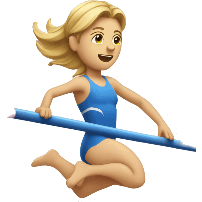 pole vaulting person emoji