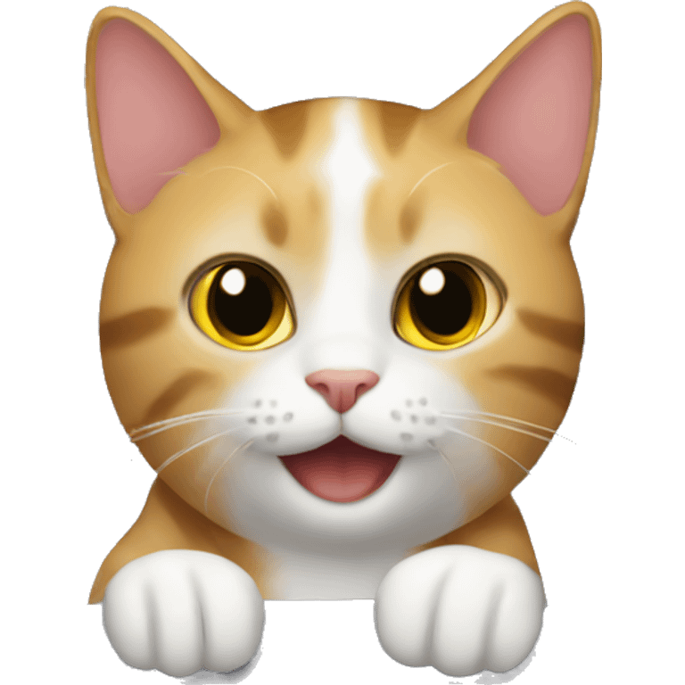 Cat in the sport car emoji