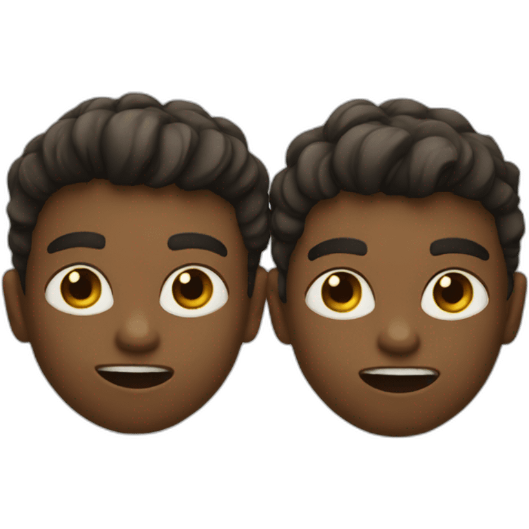 two boys fighting emoji