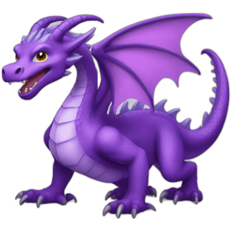 purple dragon  emoji