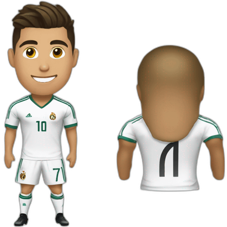 Cristiano Ronaldo whit goar emoji