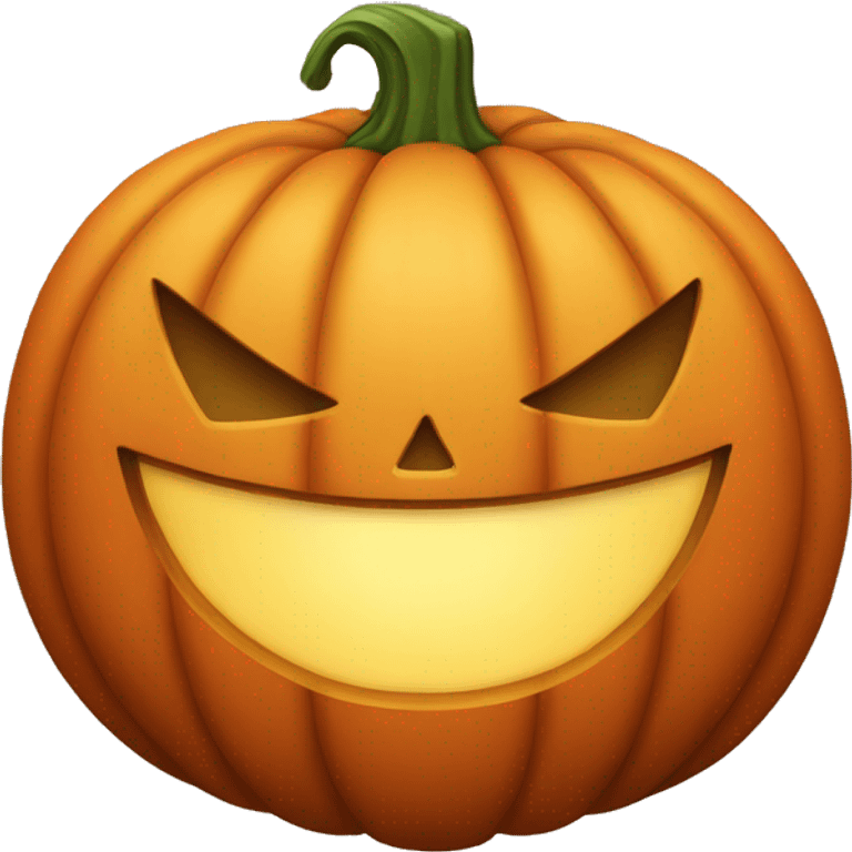 a pumpkin cartoon smil emoji