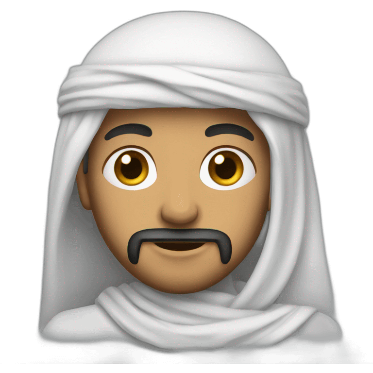 arab with kuffiyyah emoji