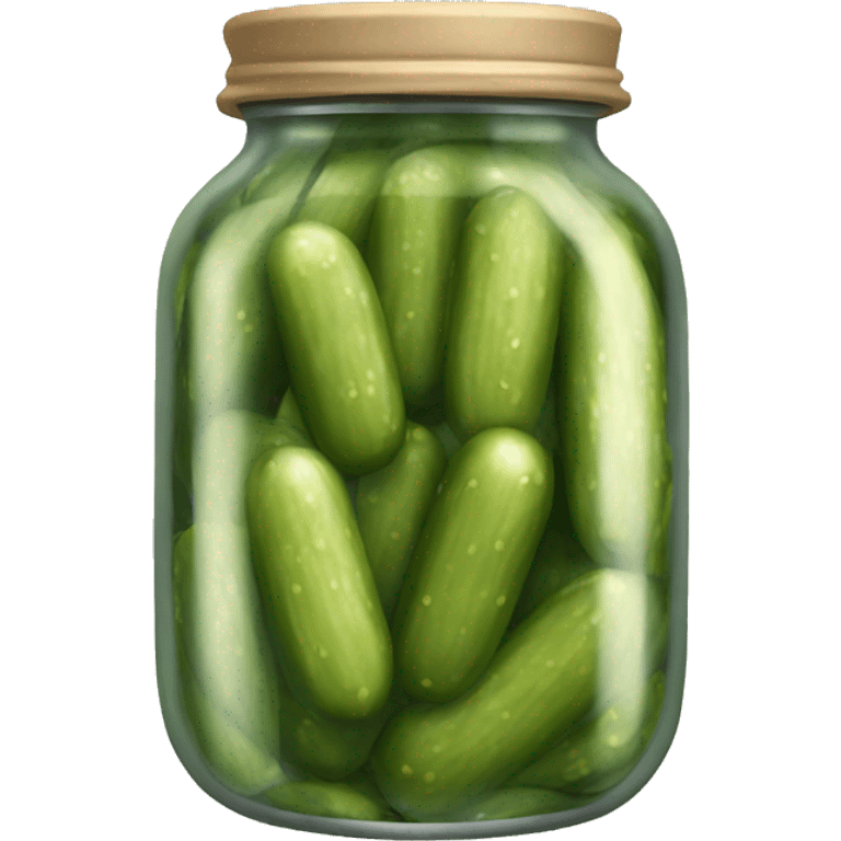 a jar of pickles emoji