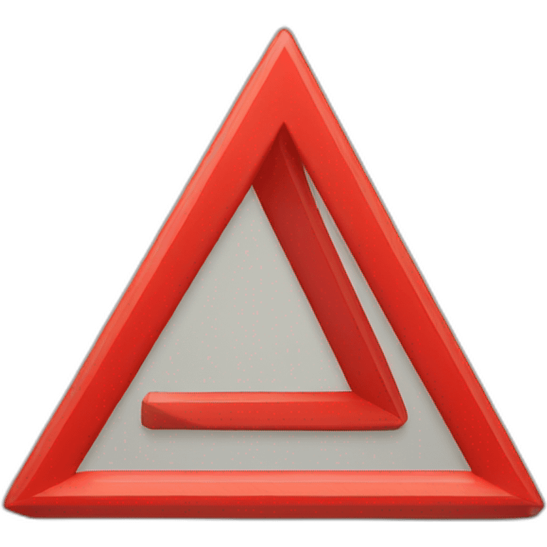 Red abside-down triangle emoji