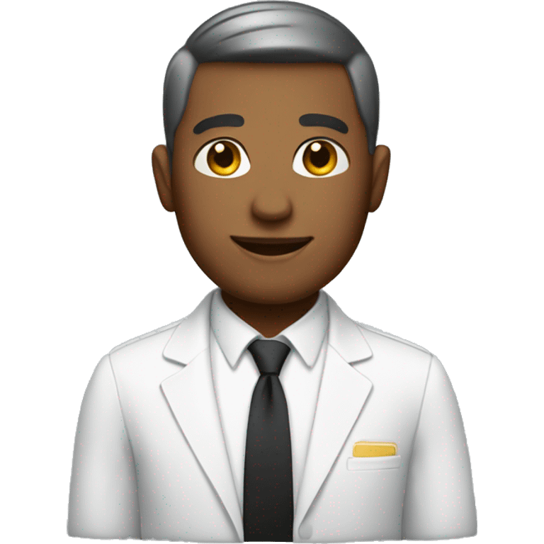 hotelier with short hair emoji