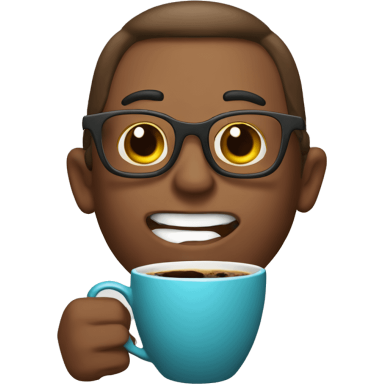 me-drink-coffe emoji