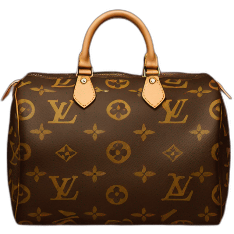 Lv speedy bag emoji